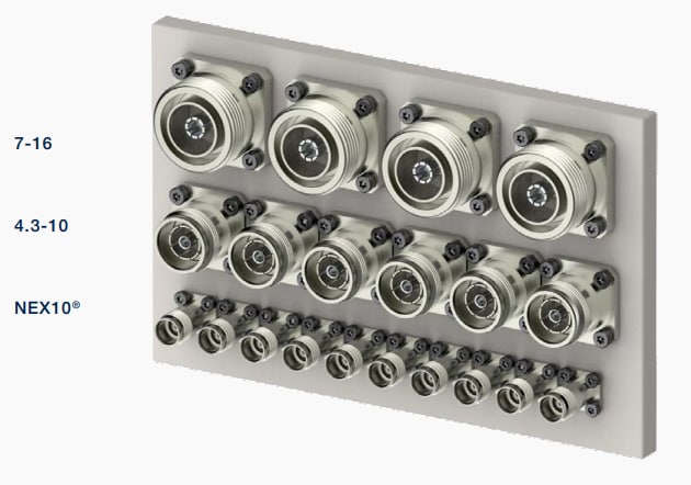 Rosenberger NEX10® HF-Koaxial-Steckverbindersystem